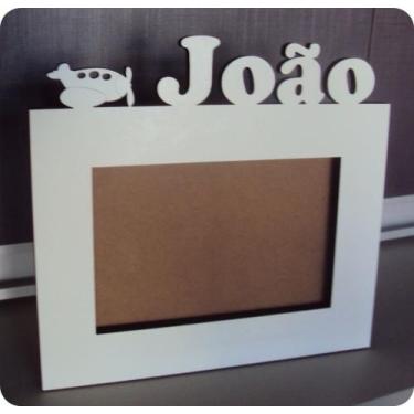 Imagem de Porta Retrato Personalizado 15x21 com Nome em MDF - no-brand