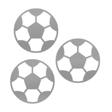 Imagem de Adesivo Vinílico Bolas de Futebol  Decoração Fácil e Rápida - Deliquad