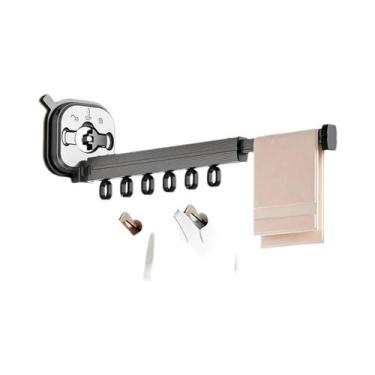 Imagem de Varal De Parede Dobrável Reforçado Retrátil Giratório Extensível Para 