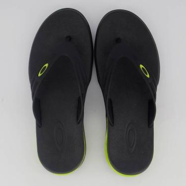 Imagem de Chinelo Oakley Killer Point II Preto e Verde-Masculino