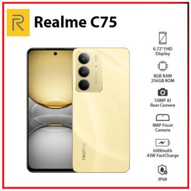 Imagem de Smartphone Realme C75 Dual Sim De 256gb 8GB Ram De 6.72 50mp 8mp