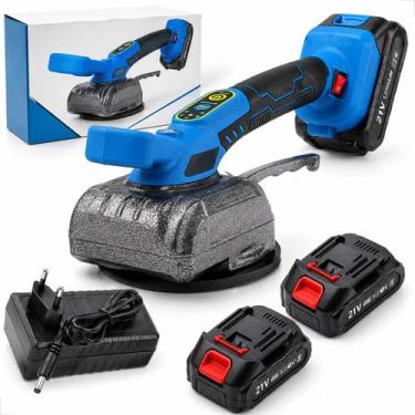 Imagem de Maquina de Assentar Ceramica Pisos Porcelanato Com Ventosa 2 Baterias 