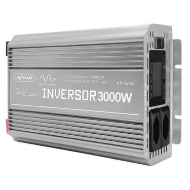 Imagem de Inversor de Tensão 3000W 24V para 220V Onda Senoidal Pura com Controle