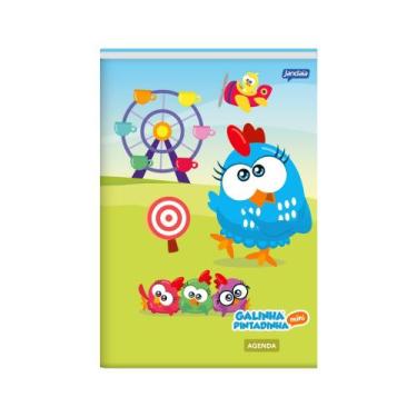 Imagem de Agenda Permanente Escolar Infantil Galinha Pintadinha 192pag - Jandai