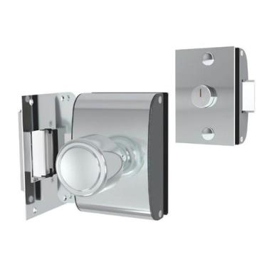 Imagem de Fechadura Elétrica para Porta de Vidro 1R Vidro Alvenaria Soprano