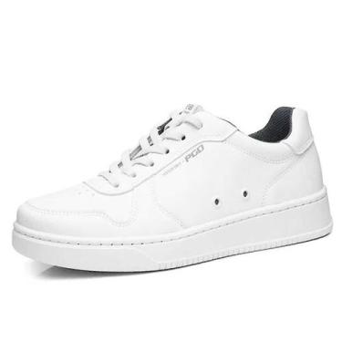 Imagem de Sapatenis Infantil Menino Conforto Fibertech Pegada, Branco, 34