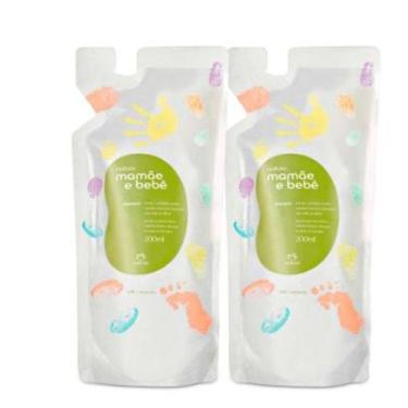 Imagem de Kit Refil Shampoo Mamãe e Bebê (2 itens) - Cabelos