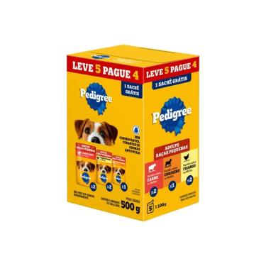 Imagem de Ração PEDIGREE para Cães Adulto 100g Leve 5 e Pague 4