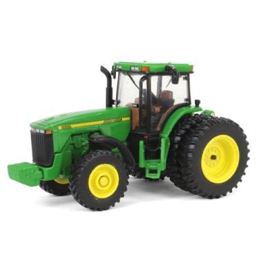 Imagem de Miniatura Trator John Deere 8400 MFWD Rodado Duplo 1:64 ERTL, Verde