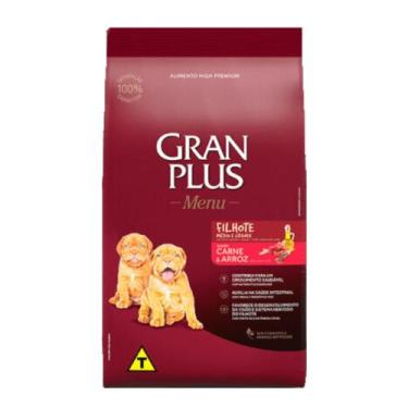 Imagem de Ração GranPlus Menu para Cães Filhotes de Raças Médias e Grandes Sabor