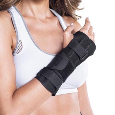 Imagem de Tala Para Punho Bilateral Longa / Curta Neoprene Kestal, PRETA