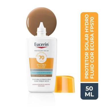 Imagem de Protetor Solar Facial Eucerin Sun Hydro Fluid FPS70 Cor Escura 50ml