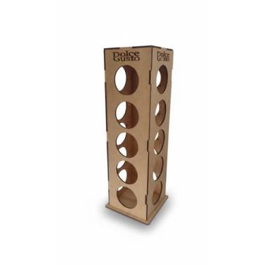 Imagem de Porta Cápsulas Dolce Gusto Suporte Café Organizador Luxo Mdf - bazar m