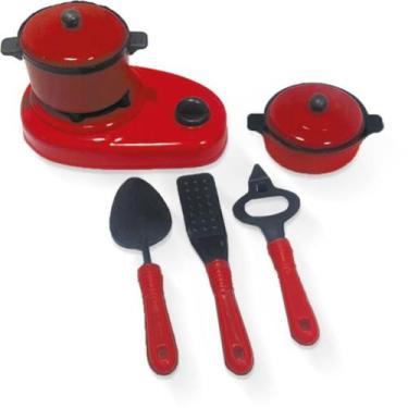 Imagem de Brincando de Casinha KIT Cozinha RED Pequeno 4MOD. - Pica Pau