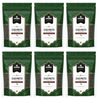 Imagem de Chá Preto Linha Premium Pouch Natural Kit 6 Pacotes Chamel