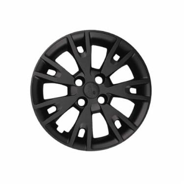 Imagem de Calota Aro 15 Logan Sandero 2020 Renault Preto Fosco - Grid