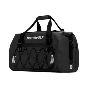 Imagem de Bolsa Traseira Grande Impermeável Para Motocicleta 40L 66L 90L Univers