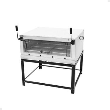 Imagem de Forno Refratário À Gás Inox 80x62 Cm Roma Firi90 Venâncio - Venancio
