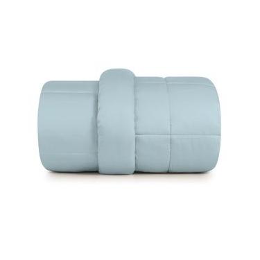 Imagem de Edredom Plumi Algodão Lux 200 Fios Casal Azul Etienne Altenburg