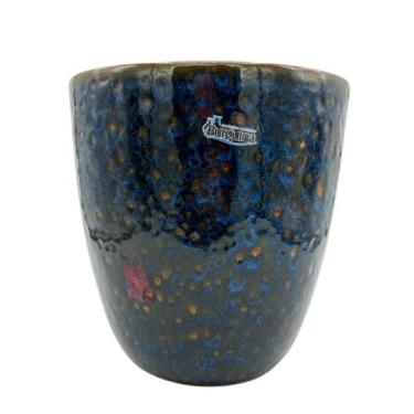 Imagem de Vaso Cerâmica Cymbidium Orquídea (18) Azul Caramelo BURGUINA - CERÂMIC