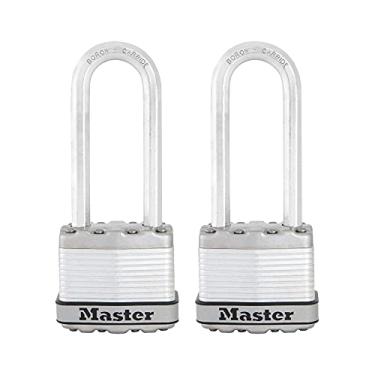 Imagem de Master Lock M1XTLJ Cadeado Magnum resistente com chave, pacote com 2 chaves semelhantes