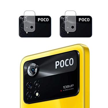 Imagem de Kit 2x Películas Câmera Transparente Vidro Compatível com Xiaomi Poco X4 Pro [FIT IT]