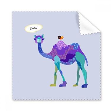 Imagem de Camel Roxo Pássaro Azul Desenho Azul Pano de Limpeza Limpeza Limpeza de Tela de Telefone 5 peças