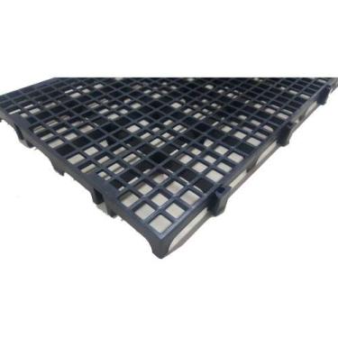 Imagem de 20 Pisos Plastico Preto Estrado Plat 50x25cm Piso P/Box