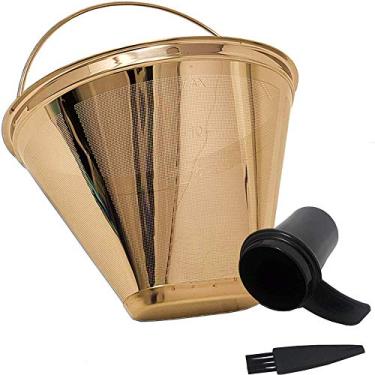 Imagem de Filtros de café de aço inoxidável, Reusable No 4. Cone, Reusable No 4. Cone, 1
