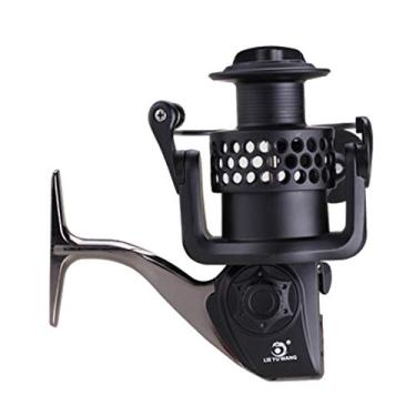 Imagem de Pesca de molinete giratório de liga de alumínio carretel de fio de corpo design favo de mel Cnc manivela Eva lidar com engrenagens: 4,9: 1.5000