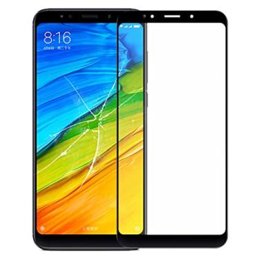 Imagem de HONGYAN Peças de substituição de telefone celular Lente de vidro externo da tela frontal com OCA opticamente claro adesivo para Xiaomi Redmi 5 Plus Acessórios telefônicos