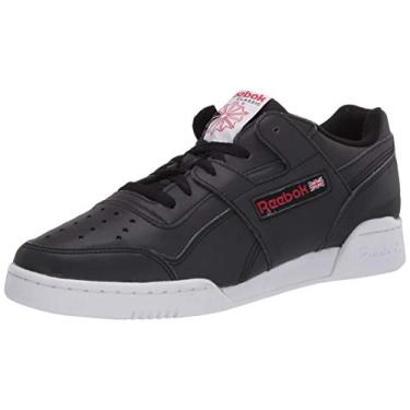 Imagem de Reebok Unissex-Adult Workout Plus, Preto/Branco/Vermelho Excelente, 34 BR