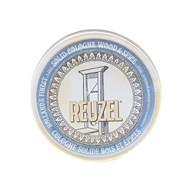 Imagem de Reuzel Wood and Spice Solid Cologne Balm - Woodsy Scented, Wax Based Solid Tin Fragrance for Men - Notes of Fresh Lemon Zest, Intense Cedarwood, and Clove - Light, Fresh, Travel Size Pomade - 35 g