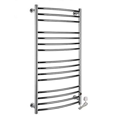 Imagem de Toalheiro de aquecimento elétrico rack de secagem de banheiro aço inoxidável toalha de banheiro 304 pingente, prata