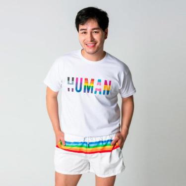 Imagem de Camiseta Human Love - Pride Brasil