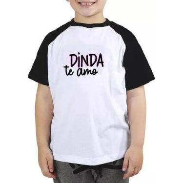 Imagem de Camiseta Infantil Dinda Te Amo - Mago Das Camisas