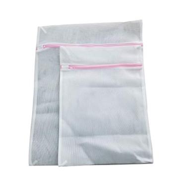 Imagem de Fzzplcs WF5 BZ3 Premium Bolsa de Lavagem de Malha Média com Zíper Protetor de Lavagem Tecido de Malha Respirável Bolsa de Lavagem para Blusa, Hosiery, Meia, Roupa Íntima, Soragem de Viagem e Sacola de Lavagem