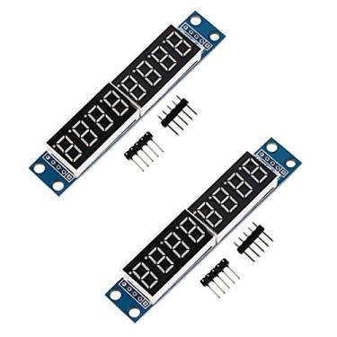 Imagem de HiLetgo 2 peças MAX7219 8 segmentos digitais tubo de exibição de LED para Arduino 51/AVR/STM32