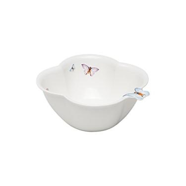 Imagem de Wolff Bowl Folha Borboletas Rojemac Branco/Rosa 22.5Cm