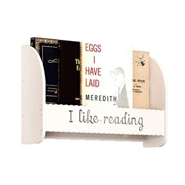 Imagem de KIZQYN Estante de livros montada na parede Prateleiras de parede multiuso para armazenamento de CD DVD de livro e estante de exibição (cor: ouro, tamanho: 60cm)