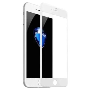 Imagem de Película de Vidro temperado 3D 9H Tela Toda para Apple iPhone 7 Plus 8 Plus - Branca/H'maston