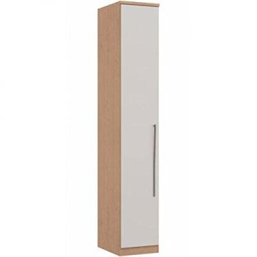 Imagem de Módulo de Guarda Roupa 1 Porta Elegance Móveis Castro Angelin/blanc