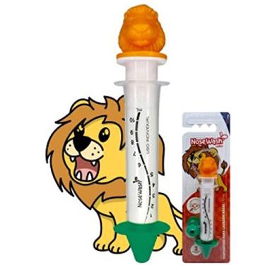 Imagem de Seringa Dispositivo Para Lavagem Nasal Bebês e Crianças Leão - NoseWash