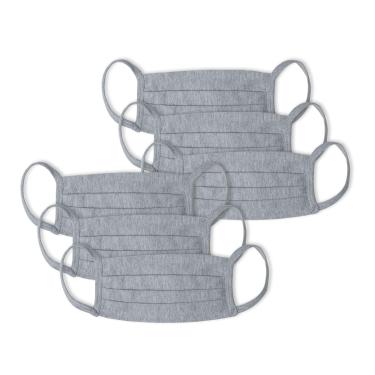 Imagem de Máscaras de Proteção em Algodão Kit 6, Mash, Masculino, Cinza Mescla Claro, Único