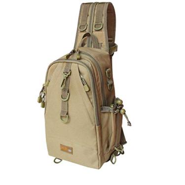 Imagem de Mochila de pesca Bolsa de equipamentos de pesca Equipamento de pesca Uma bolsa de ombro Bolsa utilitária Bolsa para vagabundo de cintura ao ar livre Bolsa de organizador de vários bolsos Bolsa de armazenamento, caça, tiro