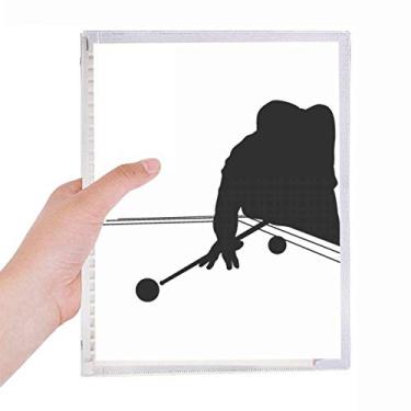 Imagem de Caderno de Educação Física Sports Billiards Diário de Folhas Soltas Recarregável