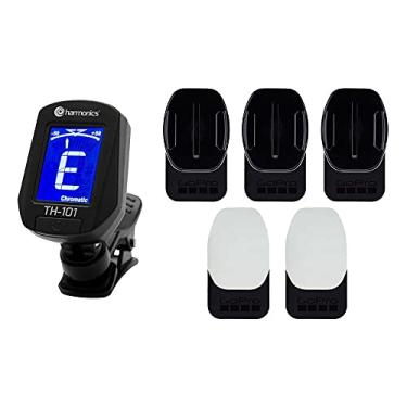 Imagem de Afinador Clip CromáticoTH-101 Harmonics + Suportes removíveis para câmeras GoPro em instrumentos musicais