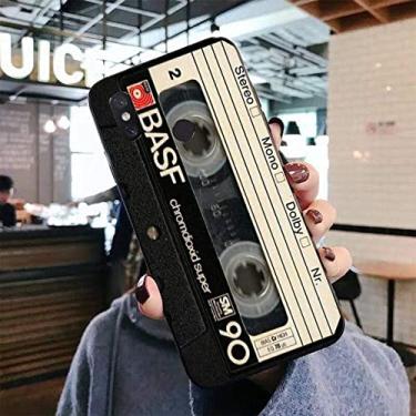 Imagem de Capa de telefone estilo retrô de fita cassete para Xiaomi mi 5 6 8 9 10 lite pro SE Mix 2s 3 F1 Max2 3, A5, para Xiaomi 10T