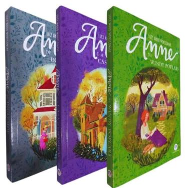 Imagem de 3 Livros Coleção Anne Especial II Lucy Maud Montgomery Anne de Windy Poplars Anne e a Casa dos Sonhos Anne de Ingleside