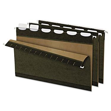 Imagem de Pendaflex 42591 Pastas Suspensas Reforçadas Com Aba Pronta, 1/5 Aba, Ofício, Verde, 25/Caixa Verde